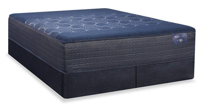 Ensemble matelas très ferme à plateau-coussin lisse Back Logic 5.0 de Serta pour très grand lit