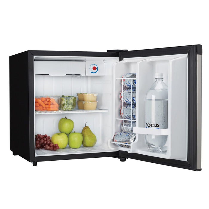 Mini réfrigérateur Danby de 1,6 pi³ et de 17,7 po à 1 porte - acier inoxydable - DCR016A3BSLDD