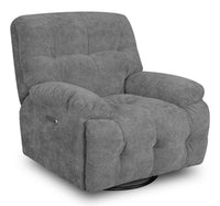  Fauteuil berçant électrique Sway de 38,58 po - gris