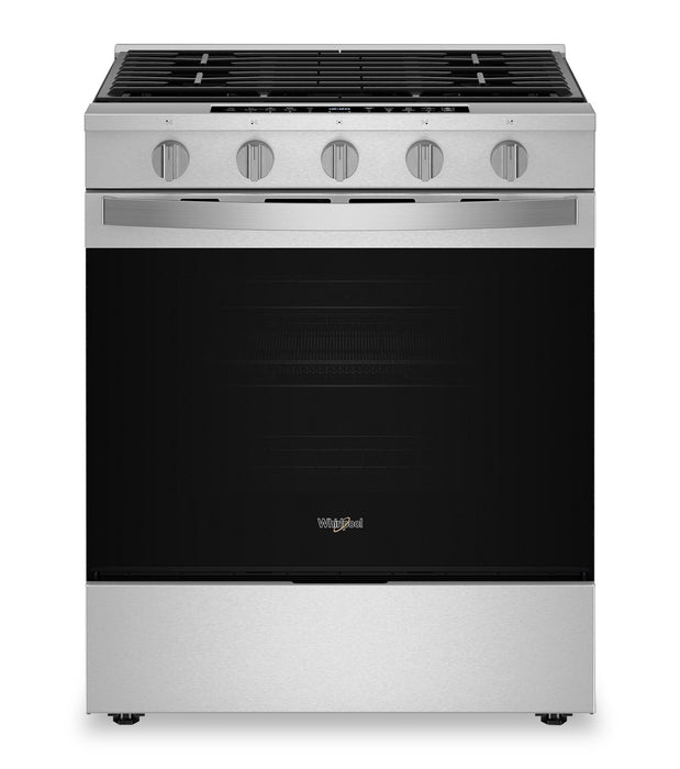 Cuisinière à gaz Whirlpool de 5 pi3 avec friture à air et brûleur SpeedHeatMC - acier inoxydable - WSGS7530RZ