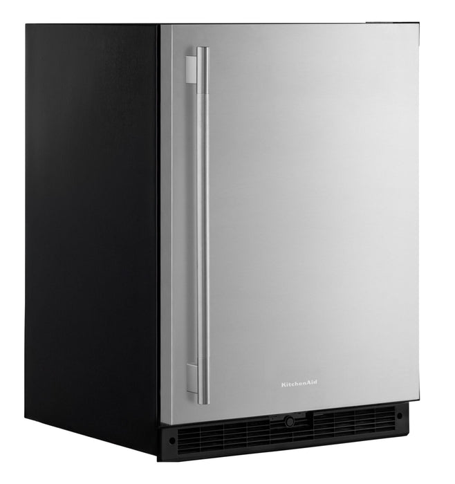 Réfrigérateur KitchenAid de 5 pi3 et de 24 po sous le comptoir - acier inoxydable - KURR124SSB