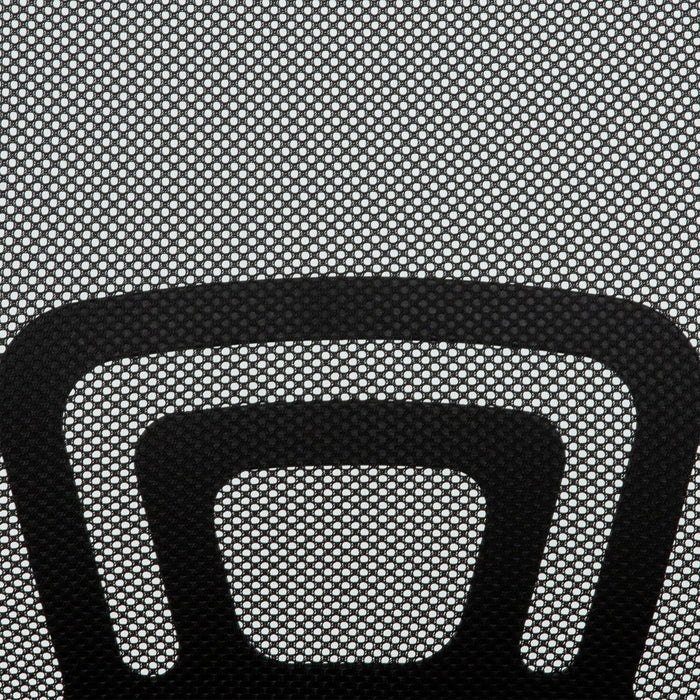 Chaise de bureau ergonomique réglable Raven de Sealy de 25,2 po avec rembourrage en mailles - noire