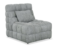 Fauteuil d’appoint Wave de 34,65 po avec massage - gris