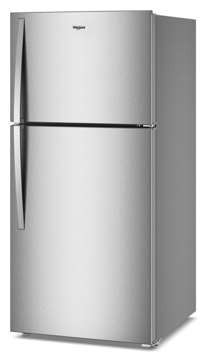 Réfrigérateur Whirlpool de 19 pi³ et de 29,5 po à congélateur supérieur avec refroidissement à couverture totale - noir - WRTX7419SB