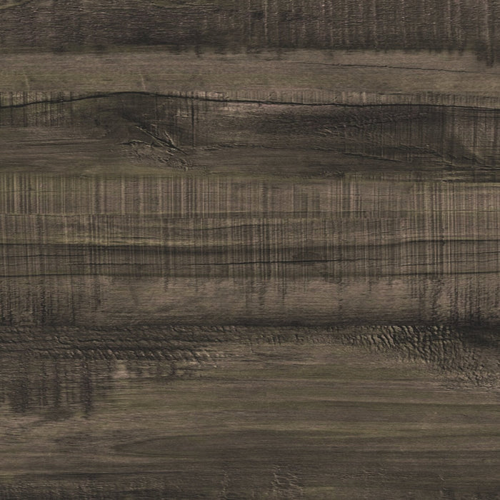 Ensemble de chambre à coucher Riley 6 pièces avec lit à panneaux, commode, miroir et table de nuit, fabriqué au Canada, gris - format lit double