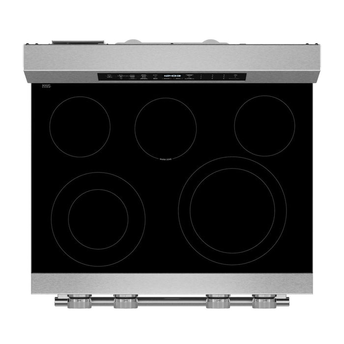 Cuisinière électrique KitchenAid de 5,3 pi³ et de 30 po - acier inoxydable résistant aux traces de doigts - YKFES530SPS