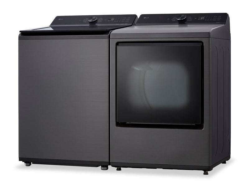 Laveuse intelligente à chargement par le haut LG 5,8 pi³ avec EasyUnload et sécheuse électrique LG 7,3 pi³ avec détection IA