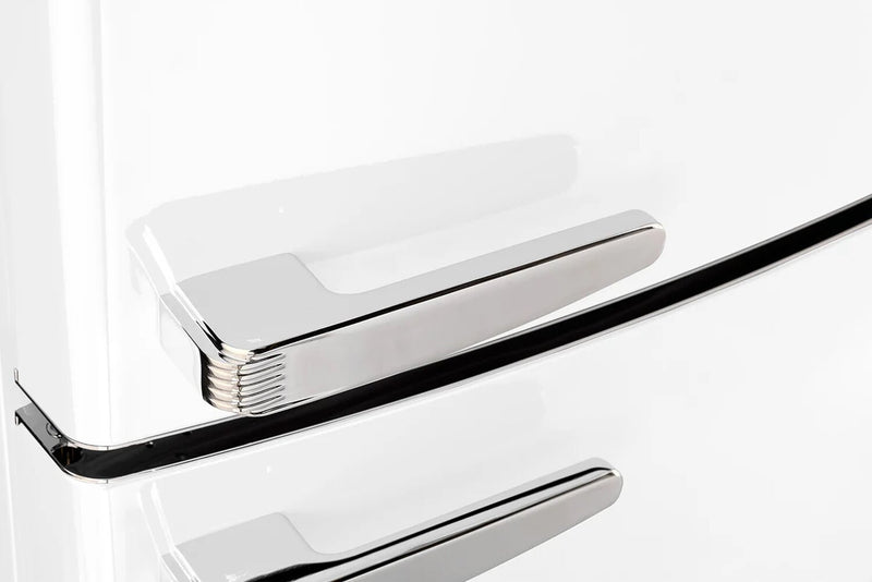 Réfrigérateur Classic Rétro d’Unique de 28 po et de 17 pi3 à congélateur inférieur - blanc - UNQ-455L W AC