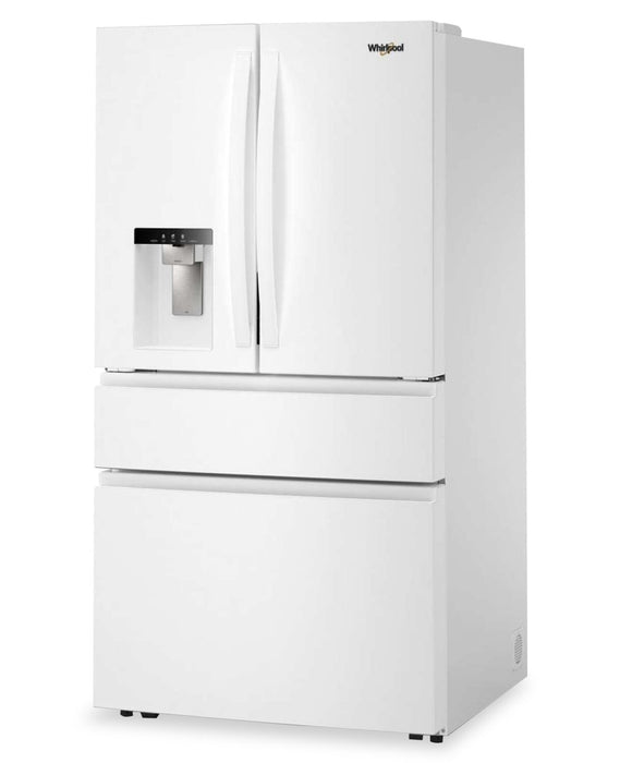 Réfrigérateur Whirlpool de 36 po et de 29 pi3 à portes françaises - blanc - WRMF3636SW