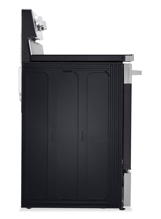 Cuisinière intelligente électrique LG de 6,3 pi³ avec friture à air - acier inoxydable - LREN6323YE