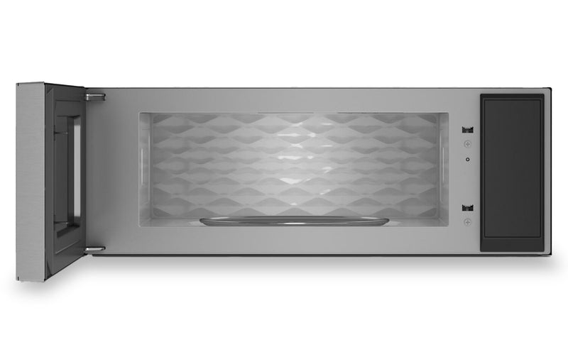 Four à micro-ondes à hotte intégrée intelligent à profil bas KitchenAid de 1,1 pi3 - acier inoxydable - YKMML550RPS