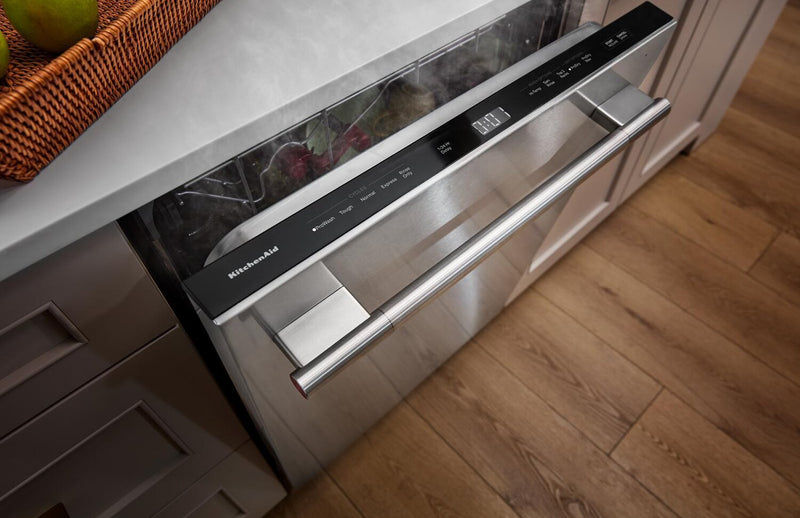 Lave-vaisselle KitchenAid de 24 po et de 41 dBA avec 3e panier à jets - minerai noir - KDFS324SBE