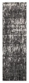 Carpette lavable Fresh grise et blanche à effet vieilli - 2 pi 0 po x 6 pi 7 po