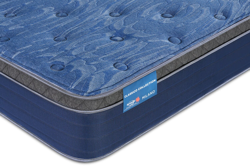 Matelas moyen à Euro-plateau Milano de Springwall pour grand lit
