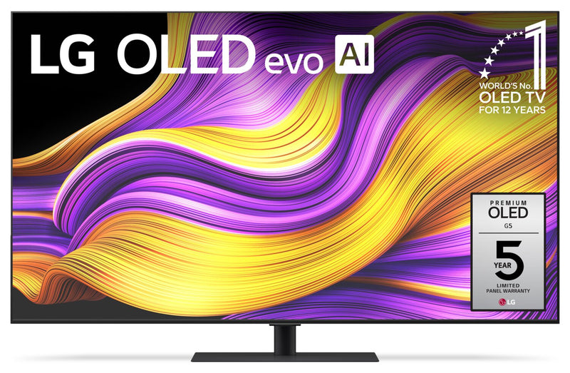 Téléviseur intelligent DELO LG G5 UHD 4K de 65 po avec webOS (OLED55G5SUB.ACC) - modèle 2025