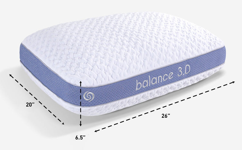Oreiller PerformanceMD Balance 3.0 de Bedgear pour grand lit - pour dormeur sur le côté