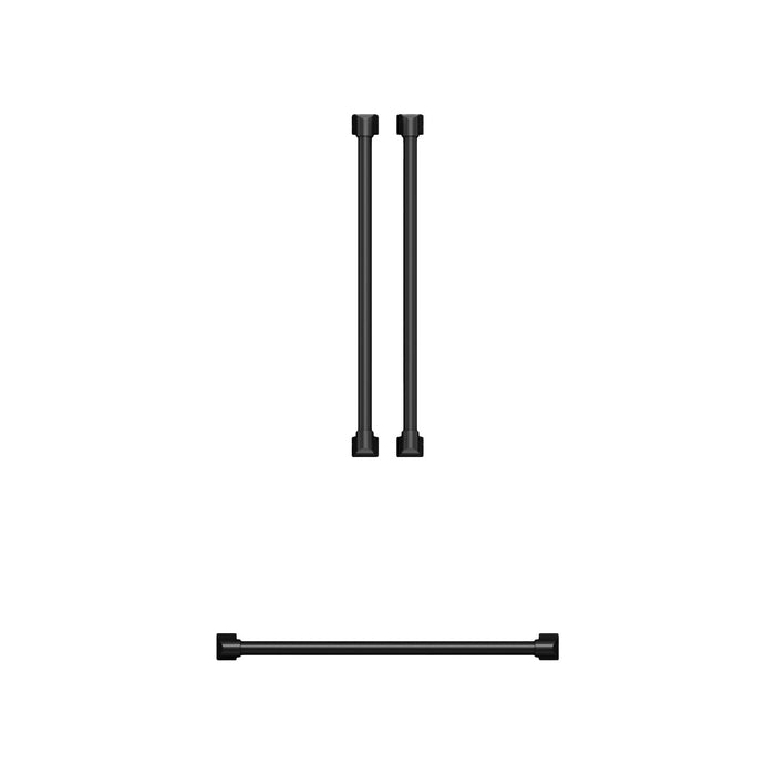 Ensemble de poignées et de boutons Thor Kitchen noir pour réfrigérateur de 30 po - CKA-RF3017-BLK 