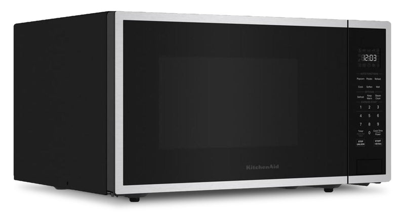 Four à micro-ondes de comptoir KitchenAid de 1,6 pi3 - acier inoxydable PrintShieldMC - YKMCS122SPS