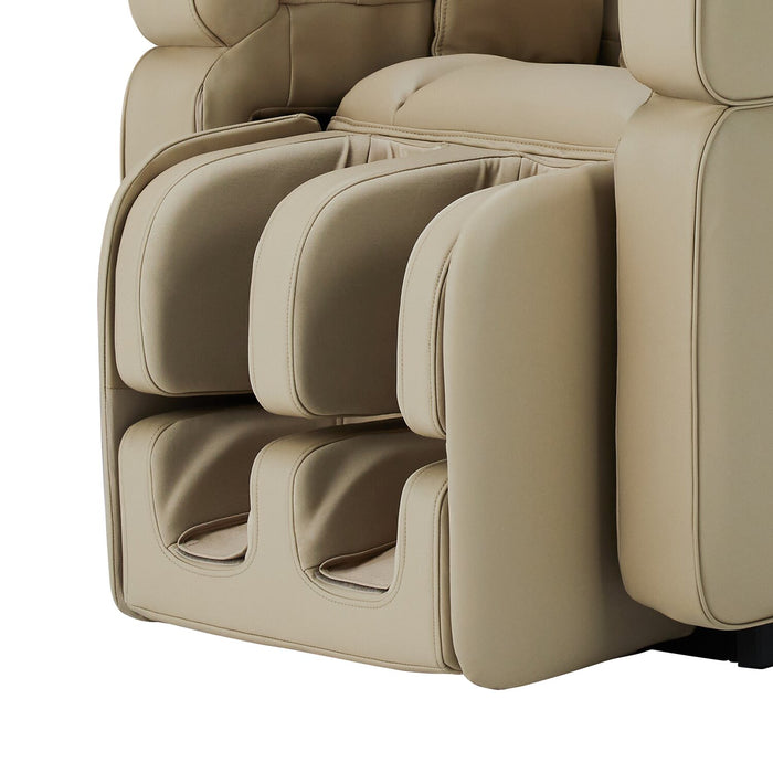 Fauteuil de massage complet Real ProMC de Panasonic en cuir synthétique de qualité supérieure - beige