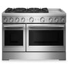 Cuisinière hybride KitchenAid de 6,3 pi³ à 6 brûleurs avec plaque chauffante - acier inoxydable - KFDD948SSS