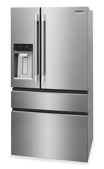 Réfrigérateur 4 portes Frigidaire Professional de 21 pi3 de profondeur comptoir à portes françaises - PRMC2290BF