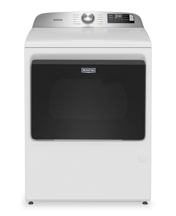 Sécheuse à gaz Maytag de 7,4 pi3 avec détection d’humidité avancée - blanche - MGD6205RW