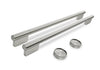 Trousse de poignées KitchenAid pour four mural double et micro-ondes encastrable 30 po – acier inoxydable – W11774416