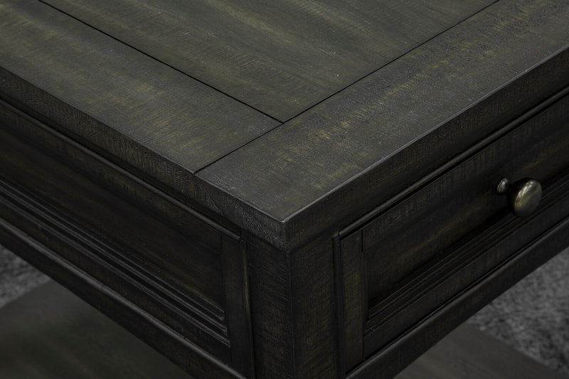 Table de bout traditionnelle Hanson de 20 po en pin - graphite