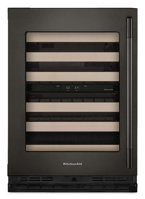 Cellier KitchenAid de 24 po sous le comptoir - minerai noir - KUWL524SBE