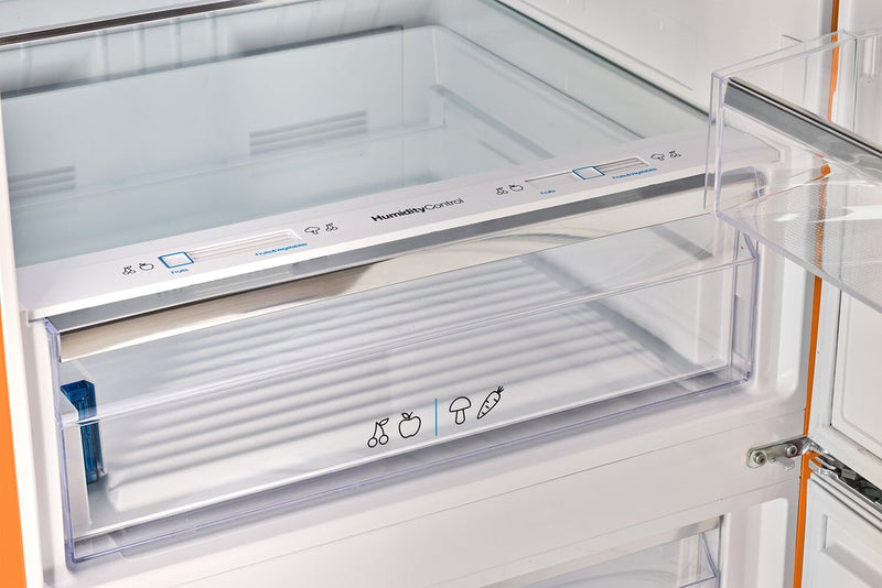 Réfrigérateur Classic Rétro d’Unique de 28 po et de 17 pi3 à congélateur inférieur - orange - UNQ-455L O AC