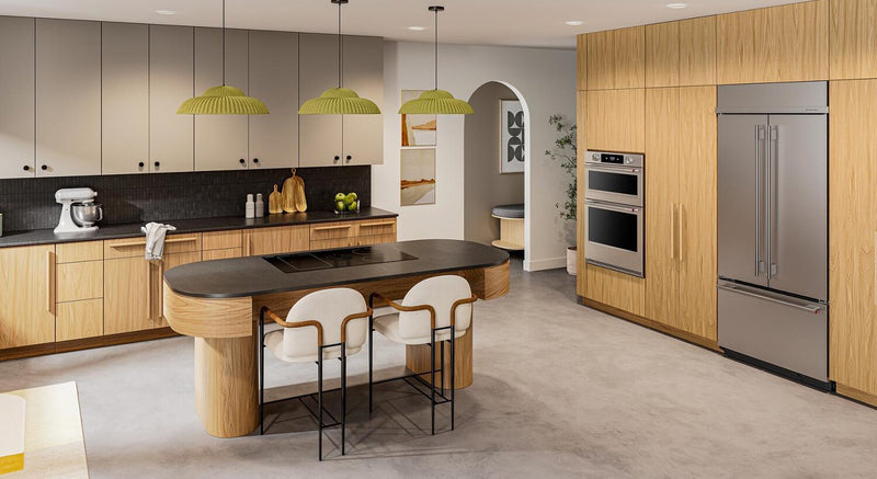 Réfrigérateur KitchenAid de 20,8 pi3 et de 36 po à portes françaises à congélateur inférieur - acier inoxydable - KBFN536SPS