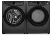  Laveuse à la vapeur à chargement frontal de 5,2 pi³ et sécheuse électrique de 8 pi³ d’Electrolux - titane  