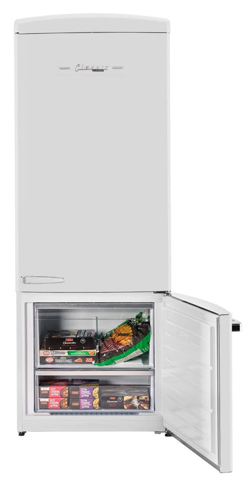 Réfrigérateur Classic Rétro d’Unique de 28 po et de 17 pi3 à congélateur inférieur - blanc - UNQ-455L W AC