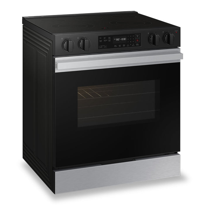 Cuisinière intelligente électrique encastrée Samsung de 6,3 pi³ avec commande vocale - acier inoxydable - NSE6DG8100SRAC