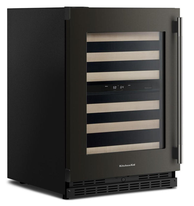 Cellier KitchenAid de 24 po sous le comptoir - minerai noir - KUWL524SBE