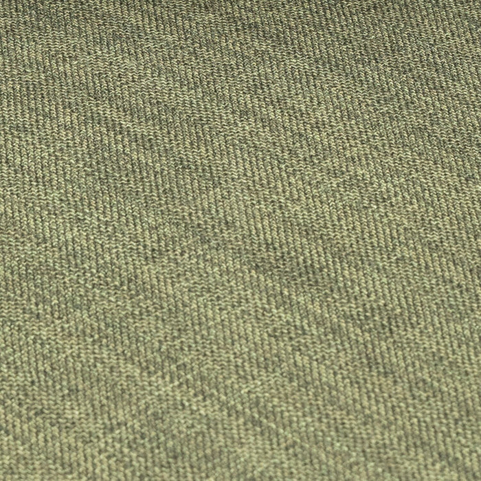 Sofa Freeman de Kort & Co. de 80 po de format condo en tissu d’apparence lin avec base et pattes en bois - vert avocat