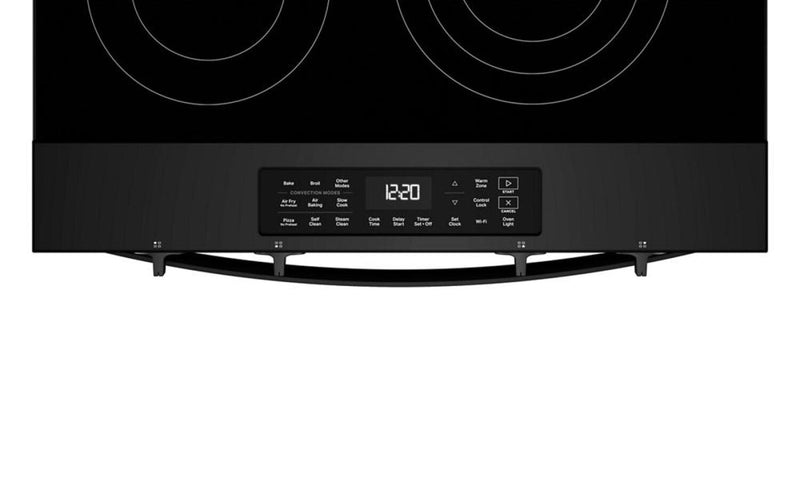 Cuisinière électrique Whirlpool de 5,3 pi³ et de 30 po avec cuisson à air - noire - YWSES5030SB