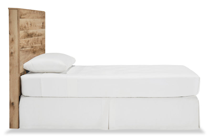 Tête de lit à panneau Derekson pour enfants, naturelle - format lit simple