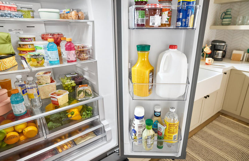 Réfrigérateur Whirlpool de 36 po et de 30 pi3 à portes françaises avec eau et glaçons - acier inoxydable - WRFF3536SZ