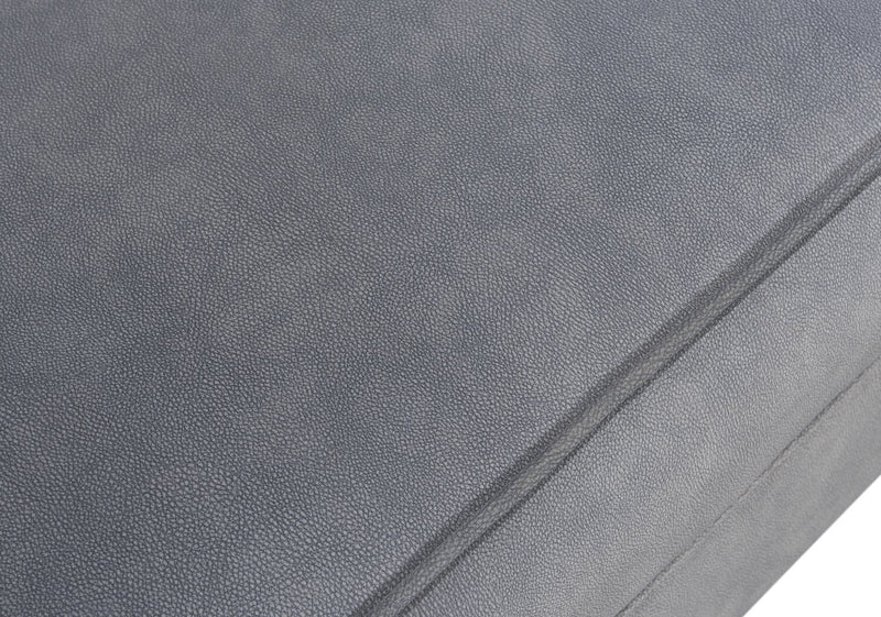 Fauteuil berçant Sherri de 29,5 po avec pieds de style traîneau en bois - gris