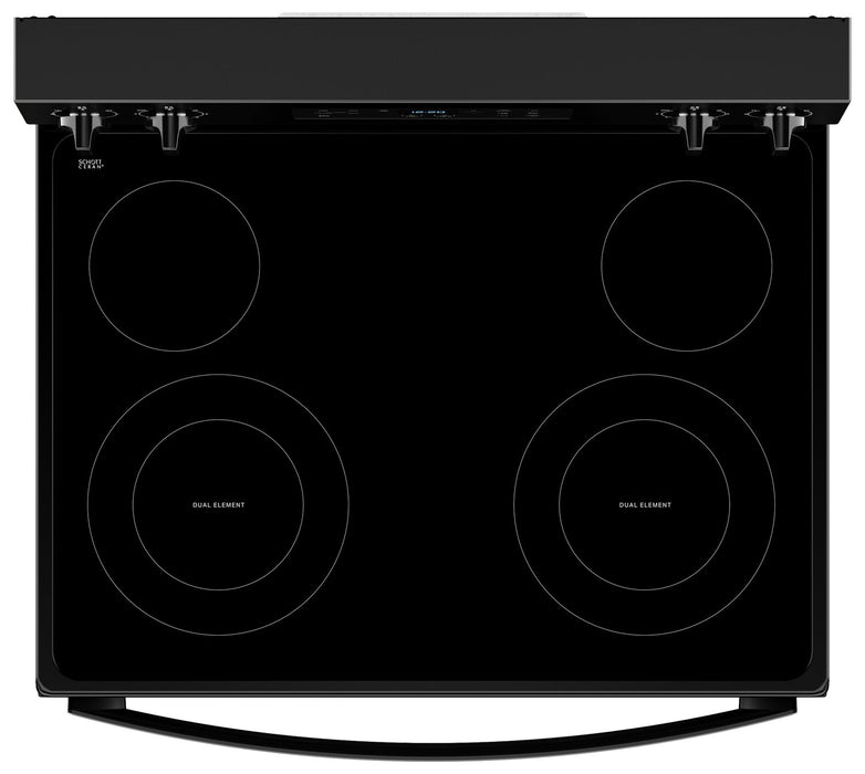 Cuisinière électrique Whirlpool de 5,3 pi³ avec autonettoyage - noire - YWFES3530RB