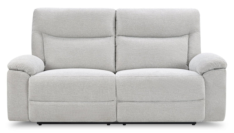 Sofa à inclinaison manuelle Spencer de 80,9 po en tissu de chenille - gris