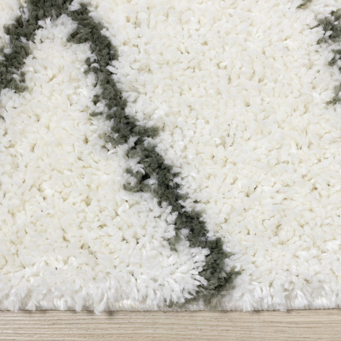 Carpette à poil long Pascal multicolore - 7 pi 10 po x 10 pi 6 po