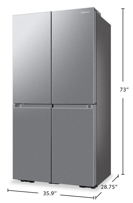 Réfrigérateur Samsung de 22,8 pi³ et de 36 po de profondeur comptoir à 4 portes FlexMC - acier inoxydable - RF23DG9600SRAC
