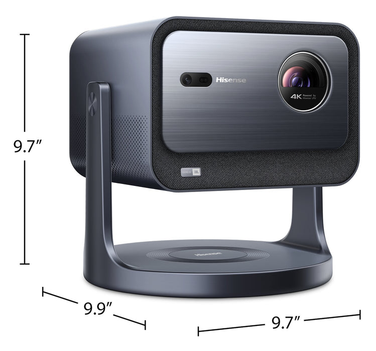 Mini projecteur intelligent C2 de HISENSE UHD 4K de 65 po à 300 po à triple laser avec système d’exploitation VIDAA (C2MINILP)