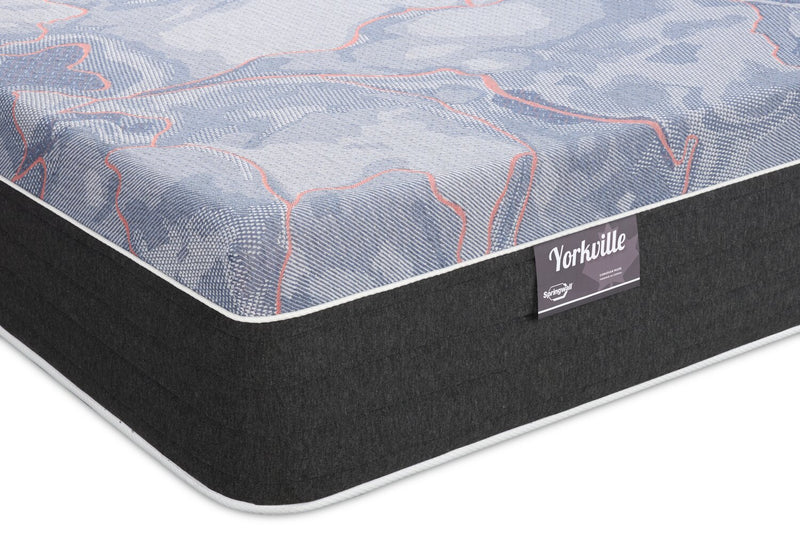 Matelas ferme à plateau-coussin lisse Yorkville de Springwall pour grand lit