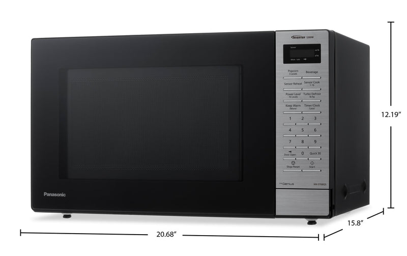 Four à micro-ondes de comptoir Panasonic de 1,2 pi³ - noir - NNST68QSC