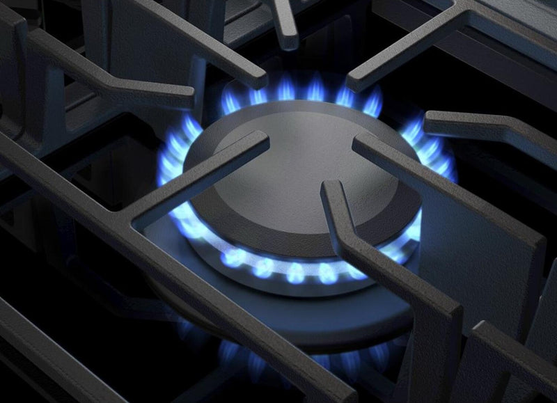 Surface de cuisson à gaz sur vitrocéramique KitchenAid de 36 po – KCGG536PBL