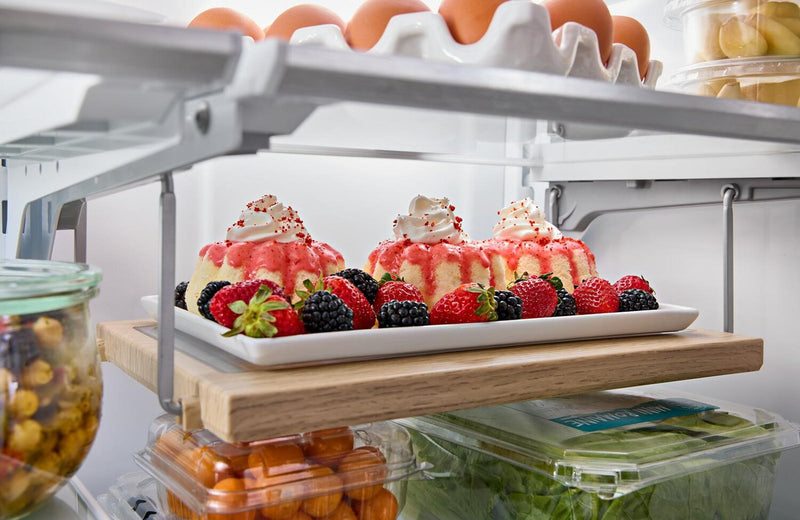 Réfrigérateur KitchenAid de 36 po et de 20 pi3 de profondeur comptoir à portes françaises - acier inoxydable - KRFC136RPS