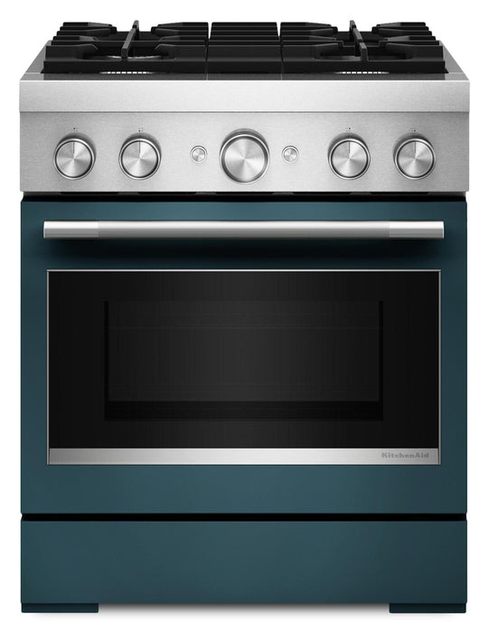 Cuisinière hybride KitchenAid de 4,1 pi3 avec mode de friture à air sans préchauffage - agave - KFDS930SAG